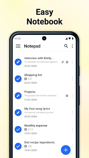 Скриншот 1 — Notepad - Notes and Notebook