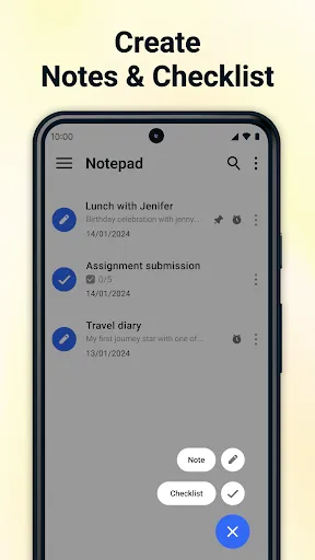 Скриншот 2 — Notepad - Notes and Notebook