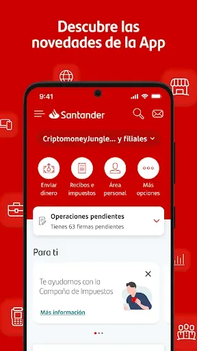 Скриншот 1 — Santander Empresas
