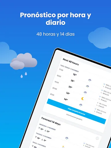 Скриншот 8 — Clima: Pronóstico diario