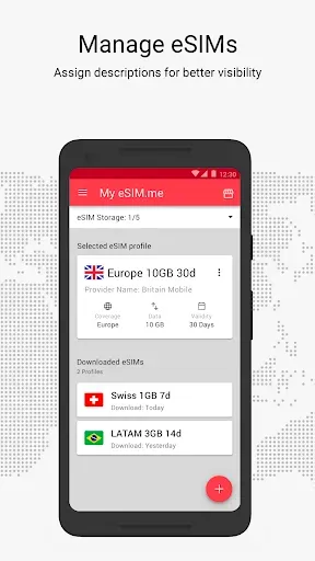 Скриншот 7 — eSIM.me: UPGRADE to eSIM
