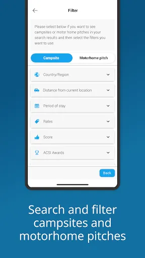 Скриншот 3 — CampingCard ACSI | Camping App