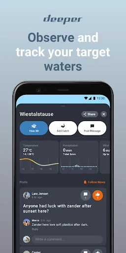 Скриншот 4 — Fish Deeper - Fishing App