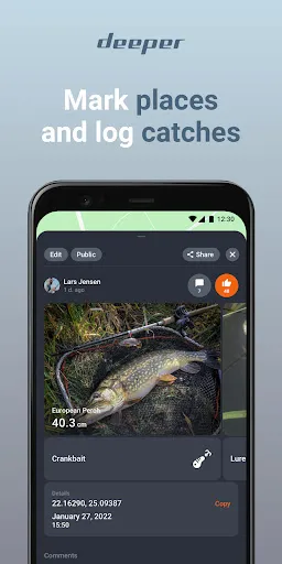 Скриншот 5 — Fish Deeper - Fishing App