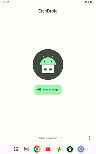Скриншот 7 — EtchDroid - запись ISO-образа