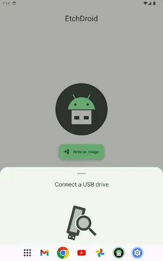 Скриншот 8 — EtchDroid - запись ISO-образа