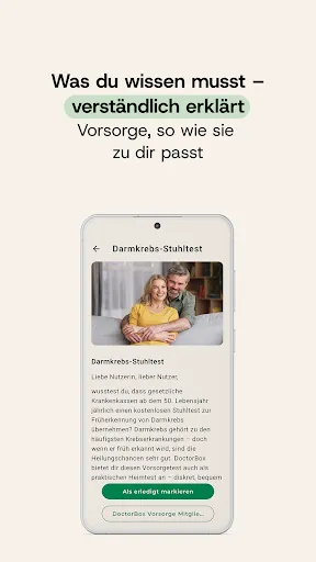Скриншот 3 — DoctorBox – Vorsorge App