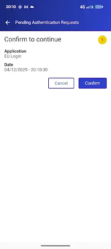 Скриншот 5 — EU Login