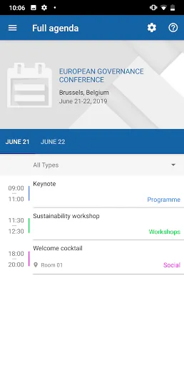 Скриншот 4 — Events@EU