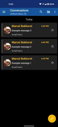 Скриншот 5 — FairEmail, privacy aware email