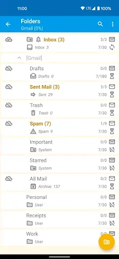Скриншот 7 — FairEmail, privacy aware email