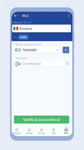 Скриншот 3 — TPARK - Parcare, RCA, Viniete