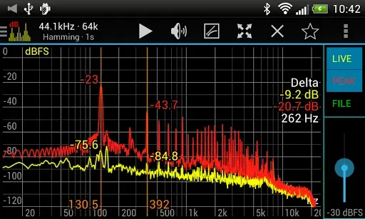 Скриншот 1 — Sound Spectrum Pro