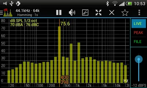 Скриншот 2 — Sound Spectrum Pro