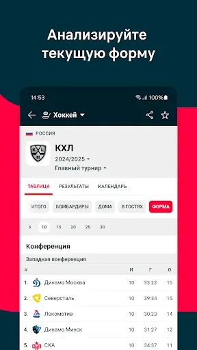 Скриншот 6 — Flashscore: Результаты матчей