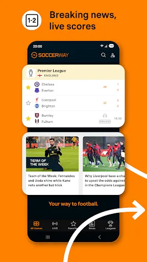 Скриншот 1 — Soccerway Football Live Scores