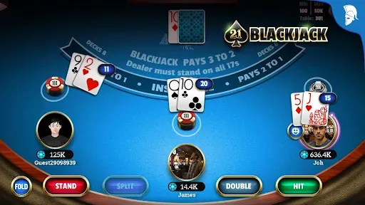 Скриншот 1 — Блэкджек 21 Онлайн игры казино