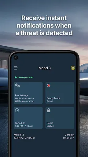 Скриншот 2 — Sentry Pro for Tesla