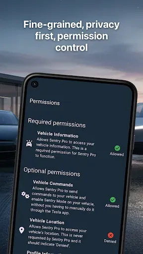 Скриншот 5 — Sentry Pro for Tesla