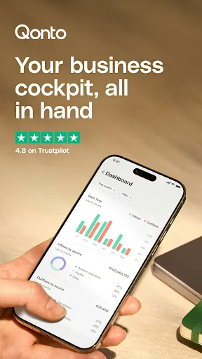 Скриншот 1 — Qonto - Business Finance App