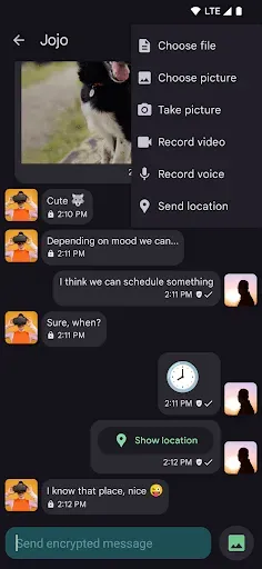 Скриншот 4 — Conversations (Jabber / XMPP)