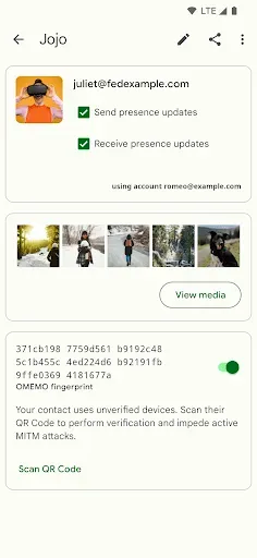 Скриншот 5 — Conversations (Jabber / XMPP)