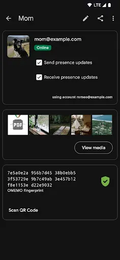Скриншот 7 — Conversations (Jabber / XMPP)
