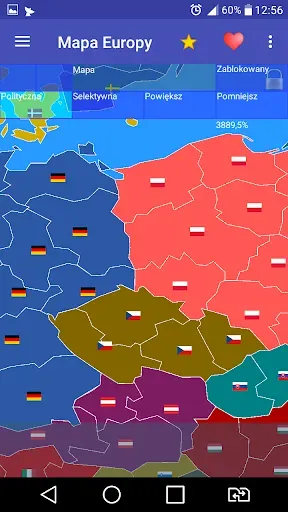 Скриншот 3 — Карта Европы