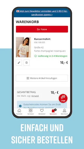 Скриншот 5 — Sieh an! Mode einfach günstig!