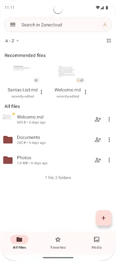 Скриншот 3 — ZoneCloud – Cloud storage