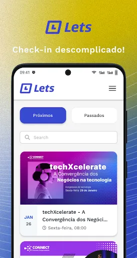 Скриншот 1 — Lets Events Checkin
