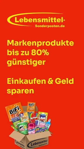 Скриншот 1 — Lebensmittel-Sonderposten.de