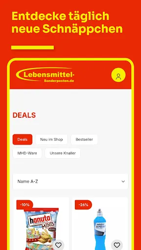 Скриншот 4 — Lebensmittel-Sonderposten.de
