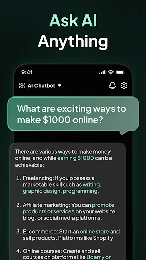 Скриншот 2 — Ask Me Anything - AI Chatbot