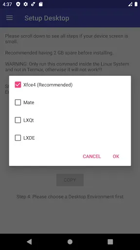 Скриншот 7 — AnLinux - Run Linux on Android