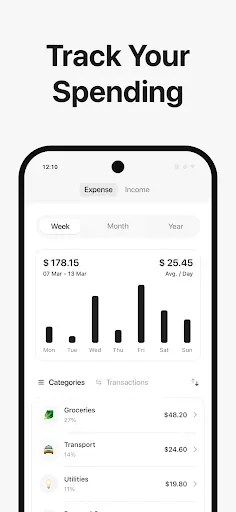 Скриншот 4 — Expense tracker - Finza