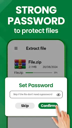 Скриншот 5 — Извлечь Zip, Распаковать