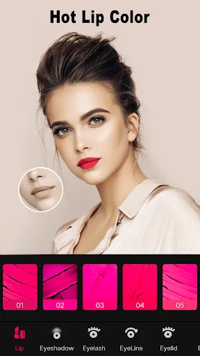 Скриншот 1 — Beauty Makeup Photo Editor