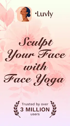 Скриншот 1 — Luvly: Face Yoga & Exercise