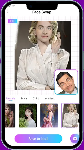 Скриншот 8 — TimeFace - AI Age Filter・aging