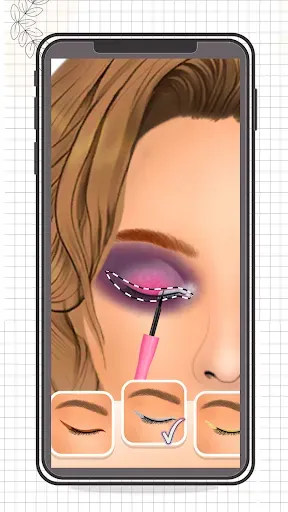 Скриншот 1 — Face Chart - Makeup Guru
