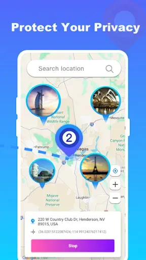 Скриншот 4 — Fake GPS: Spoof Location