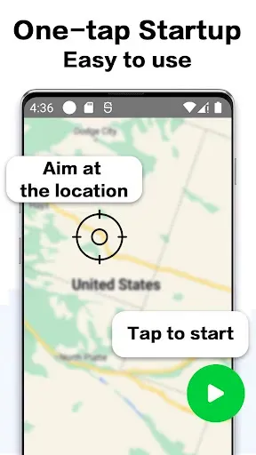 Скриншот 1 — Location Changer Fake GPS-Mock
