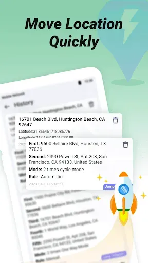 Скриншот 6 — FlashGo: Fake GPS Location
