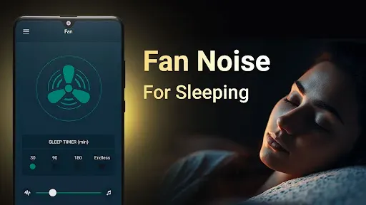 Скриншот 1 — Fan Noise for Sleeping - App