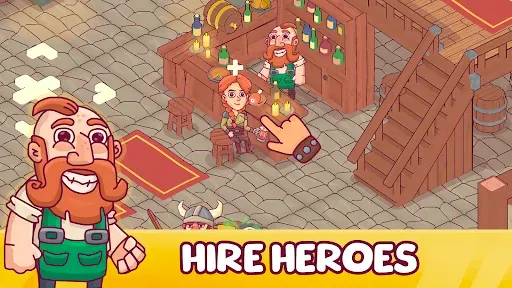 Скриншот 1 — Heroes Tavern: Idle Pub Tycoon
