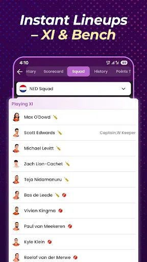Скриншот 5 — Cricket Live Line Score
