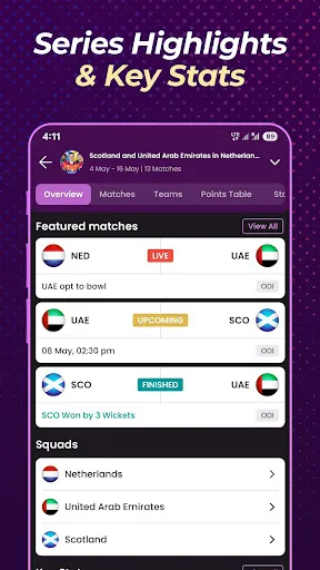Скриншот 6 — Cricket Live Line Score