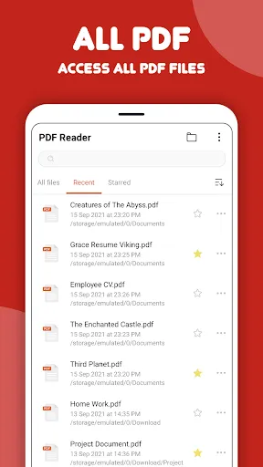 Скриншот 1 — PDF Reader - Просмотрщик PDF