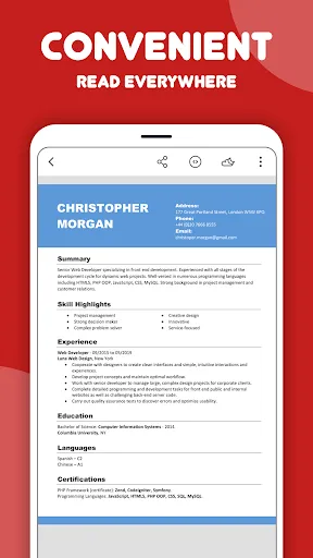 Скриншот 4 — PDF Reader - Просмотрщик PDF